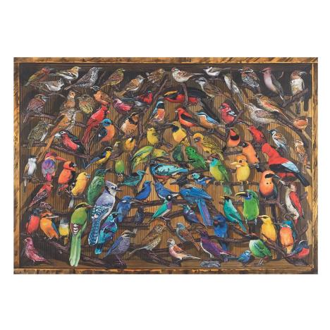 Rainbow of Birds 1000pc Jigsaw Puzzle Extra Image 1